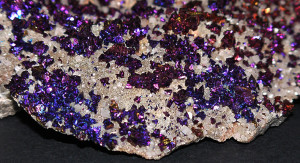 Iridescent Chalcopyrite Crystals