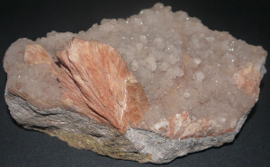 Stellerite and Quartz Crystals