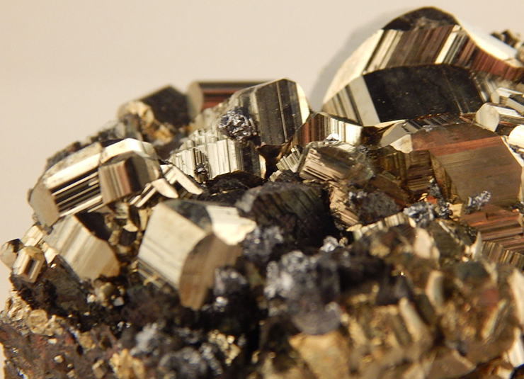 Pyrite Crystals with Galena