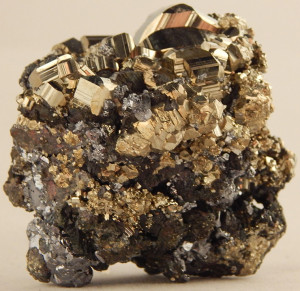 Pyrite Crystals with Galena